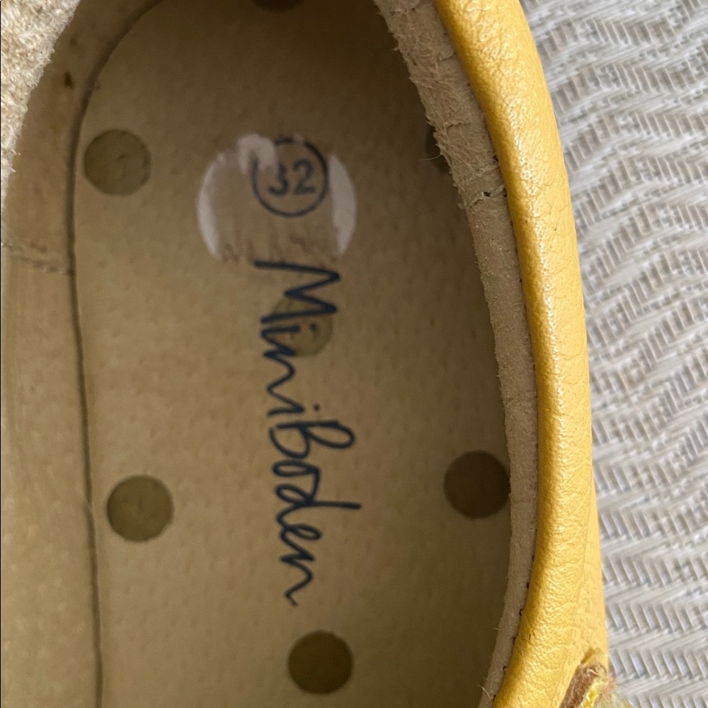 Mini Boden Yellow Flats - Picture 3 of 4